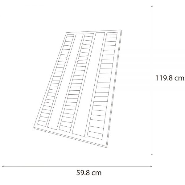 LUMINARIO FLUORESCENTE 3X28W 51033 - Imagen 4