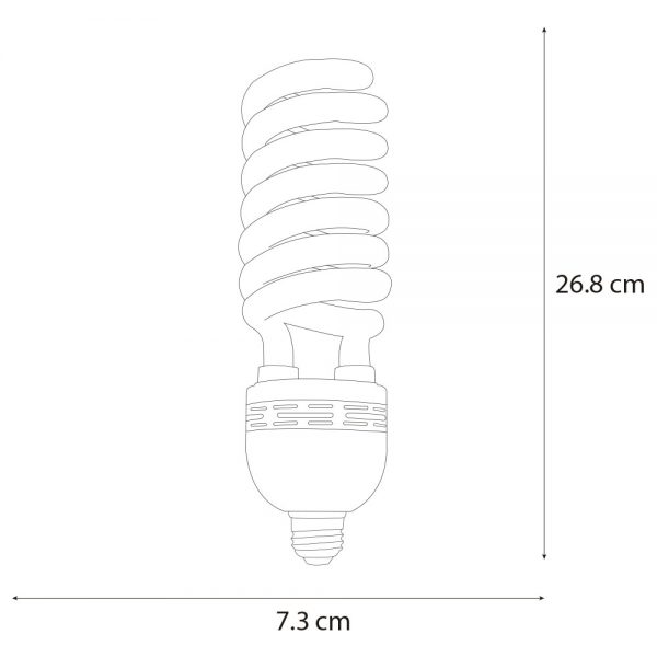 LÁMPARA FLUORESCENTE ESPIRAL 85W 50205 - Imagen 2