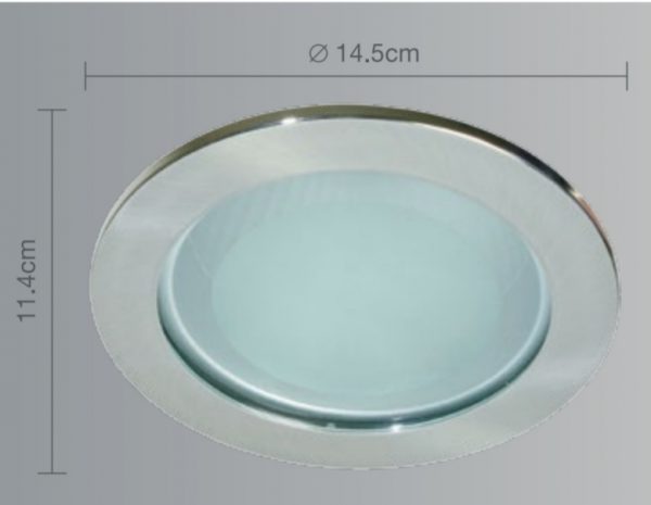 DOWNLIGHT EMPOTRADO SATINADO EM215C-E27/S - Imagen 2