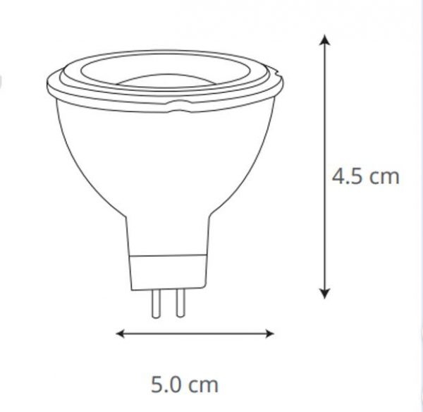 MR16 DE LED 3W GU5.3 100-250V 51771 - Imagen 4