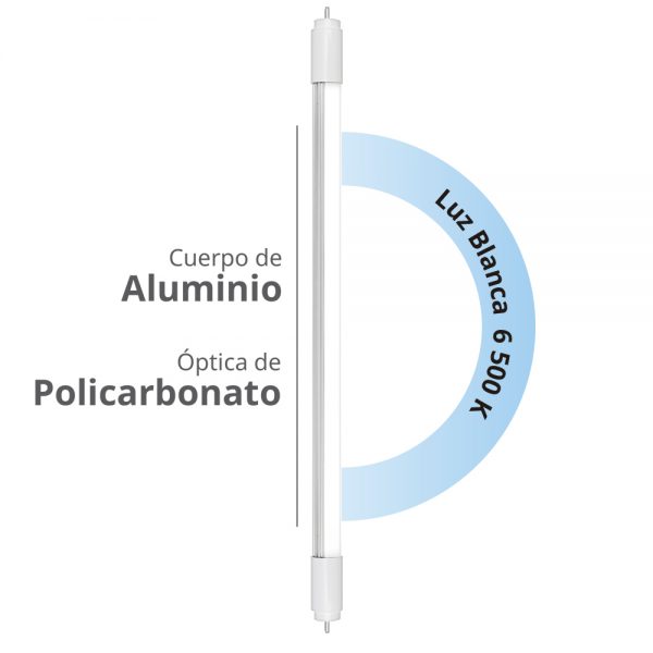 TUBO DE LED T5 9W 100-265V G5 51744 - Imagen 3