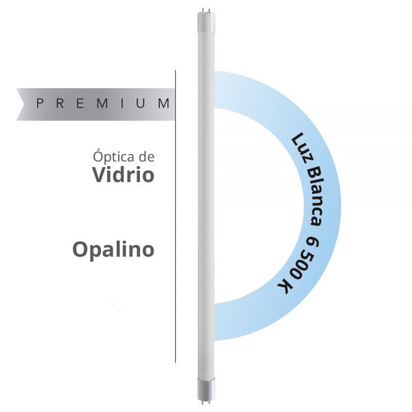 TUBO DE LED LINEAL T8 25W PREMIUM  OPALINO 110-277V 51683 - Imagen 3