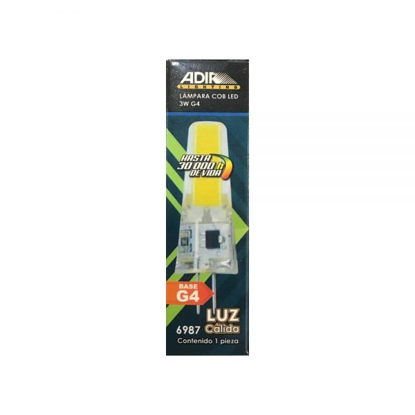 LÁMPARA COB LED 3W G4 CÁLIDO 6987 - Imagen 2