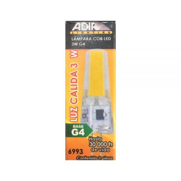 LÁMPARA COB LED 3W G-4 CÁLIDO 6993 - Imagen 2