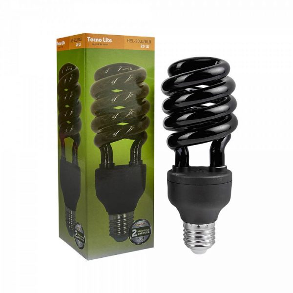 FOCO LUZ NEGRA ESPIRAL HEL-20W/BLB - Imagen 2