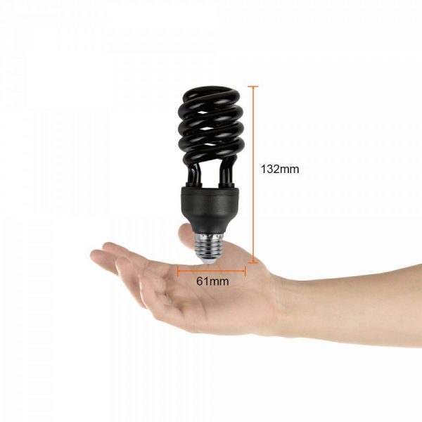 FOCO LUZ NEGRA ESPIRAL HEL-20W/BLB - Imagen 3