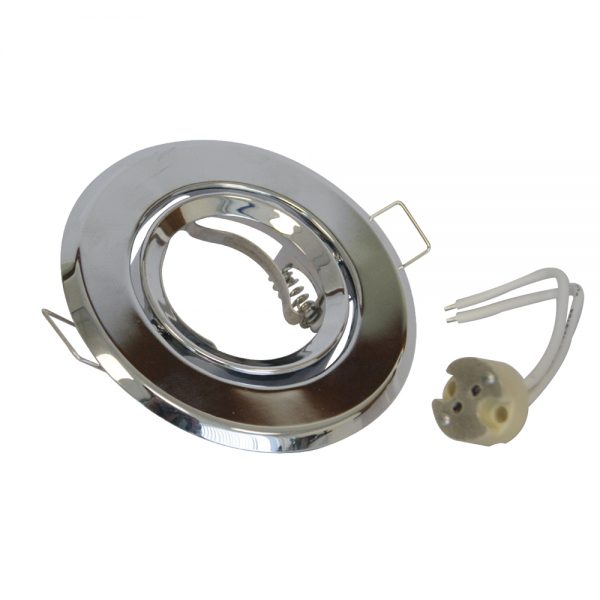 SPOT DOWNLIGHT EMPOTRADO DIRIGIBLE CROMADO 51813 - Imagen 2