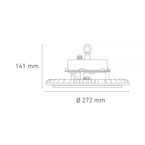 CAMPANA UFO HIGHBAY ESTANDAR LED 100W 100/305V L5841-630 - Imagen 2