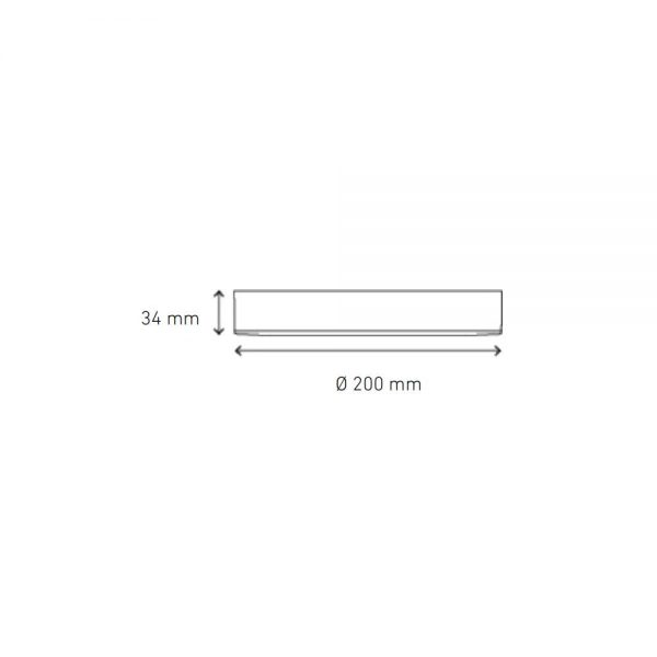 PANEL LED SOBREPONER 13W ATENUABLE 4000K LUNA 13 L6374-1I0 - Imagen 2