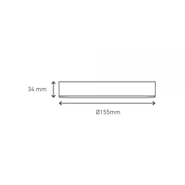 PANEL LED SOBREPONER 9W LUZ BLANCA ATENUABLE L6377-130 - Imagen 2