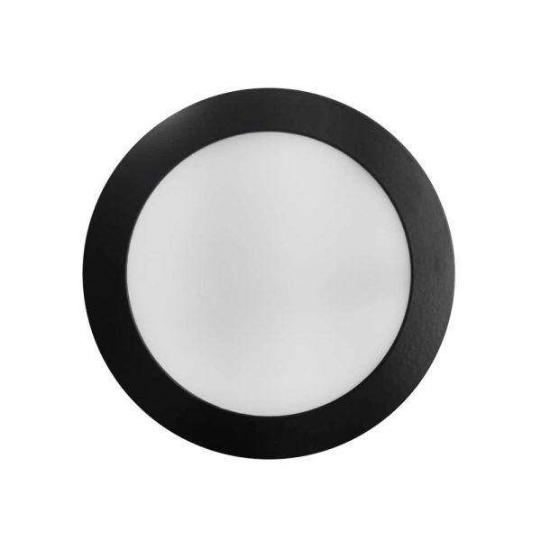 PANEL LED CIRCULAR NEGRO SOBREPONER 6W 85V/265V PLEDSC6W65KN - Imagen 2