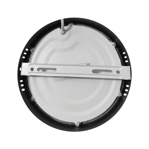 PANEL LED CIRCULAR NEGRO SOBREPONER 12W 85V/265V PLEDSC12W65KN - Imagen 3