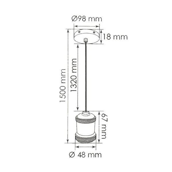 SOCKET TIPO CANDIL E27 ROSE GOLD 7905 - Imagen 3