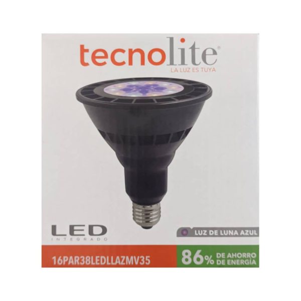 FOCO LED PAR38 16W LUZ DE LUNA AZUL E26 16PAR38LEDLLAZMV35 - Imagen 2