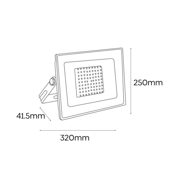 REFLECTOR 100W LUZ CALIDA TECNOLED RSW-100WBC - Imagen 2