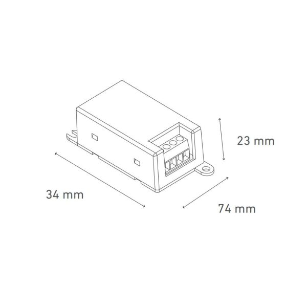 TRANSFORMADOR ELECTRONICO USO GENERAL 127V A 12V 50W B0174-200 - Imagen 2